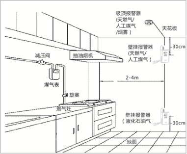 廚房燃氣泄漏報警器